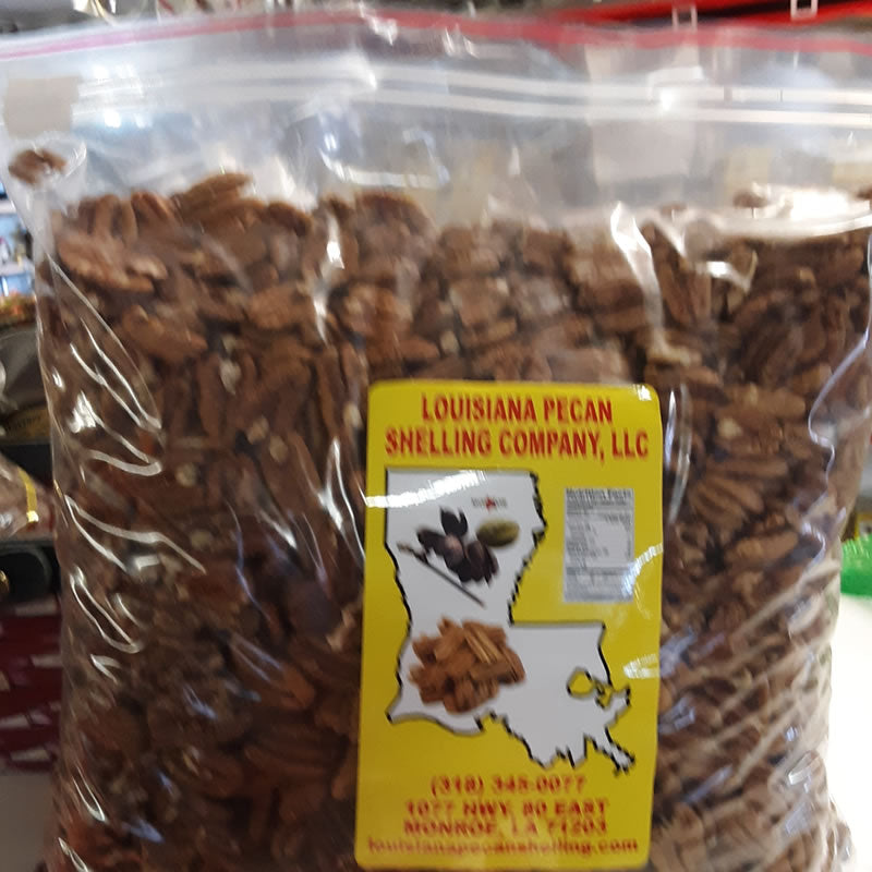 Topper Pecan Halves - Five Pounds